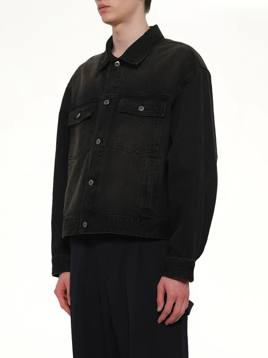 WOOYOUNGMI Stone Washed Denim Jacket | Thumbnail 2 WOOYOUNGMI Stone Washed Denim Jacket | Thumbnail 2