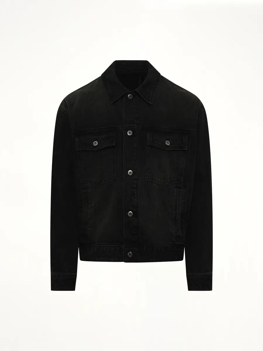 WOOYOUNGMI Stone Washed Denim Jacket | Thumbnail 3 WOOYOUNGMI Stone Washed Denim Jacket | Thumbnail 3