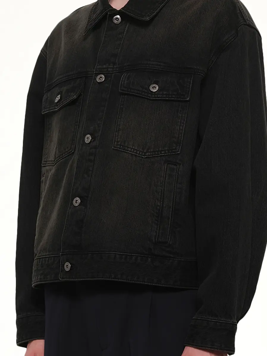 WOOYOUNGMI Stone Washed Denim Jacket | Thumbnail 6 WOOYOUNGMI Stone Washed Denim Jacket | Thumbnail 6