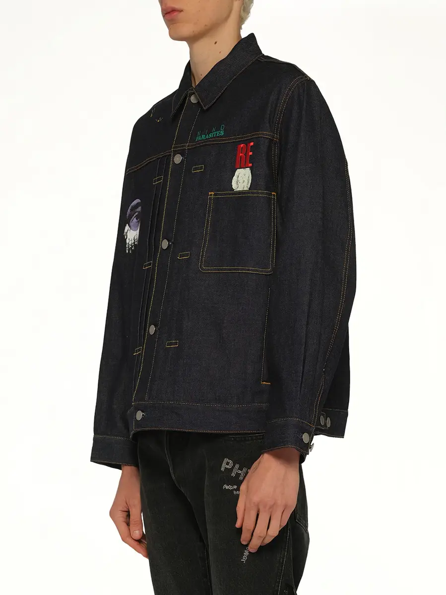 Undercover Mind Parasite Denim Jacket | Thumbnail 2 Undercover Mind Parasite Denim Jacket | Thumbnail 2