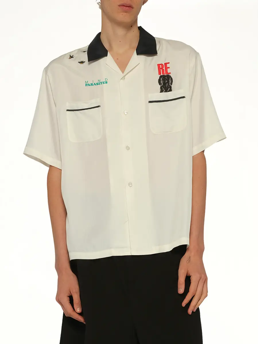Undercover Mind Parasite SS Shirt in Ivory | Thumbnail 6