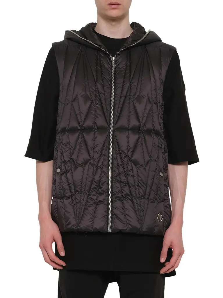 Rick Owens Rick Owens x Moncler Geocamo Ziplock Vest | Image 1 Rick Owens Rick Owens x Moncler Geocamo Ziplock Vest | Image 1