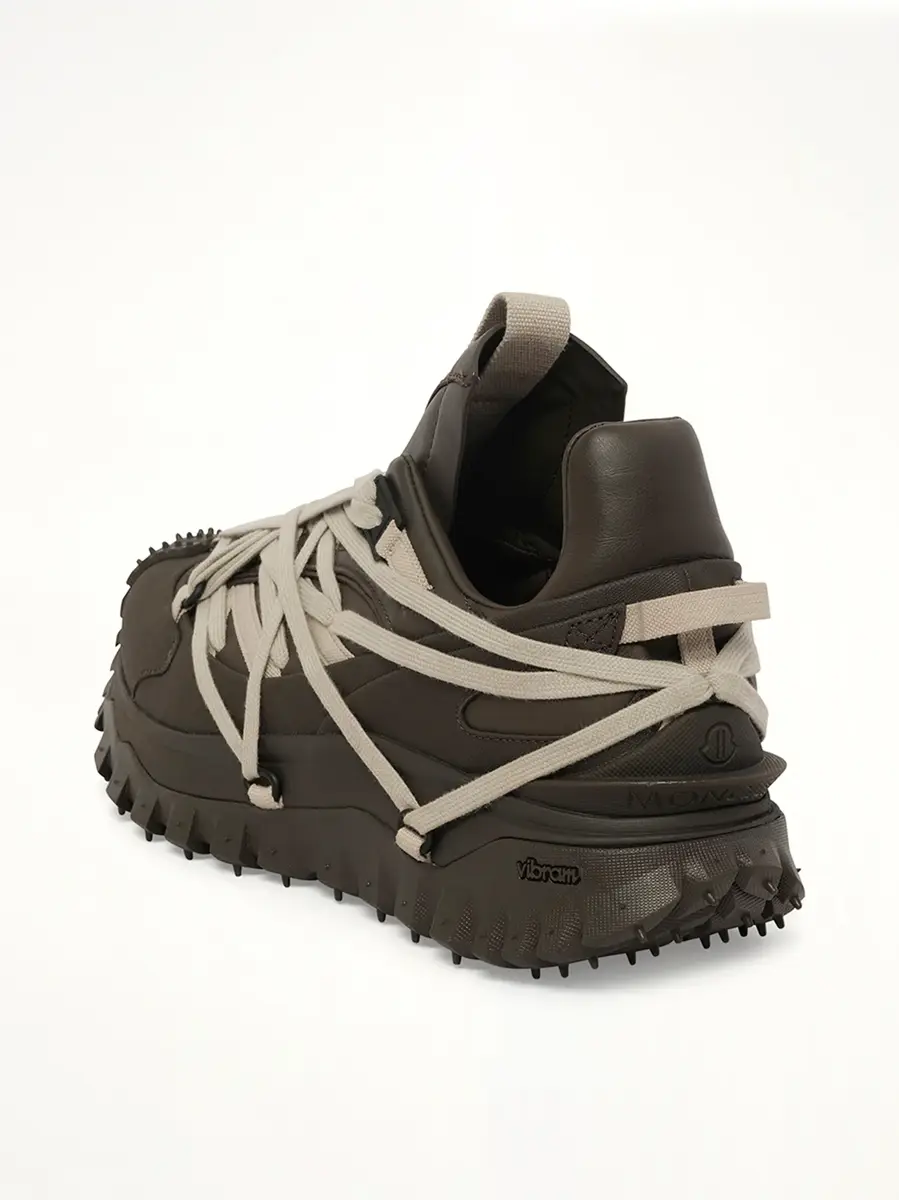 Rick Owens Rick Owens x Moncler Trail Grip Megalace Sneaker in Dark Dust | Thumbnail 2 Rick Owens Rick Owens x Moncler Trail Grip Megalace Sneaker in Dark Dust | Thumbnail 2