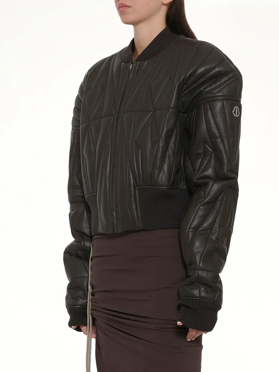 Rick Owens Rick Owens x Moncler Geocamo Cropped Jacket | Thumbnail 2