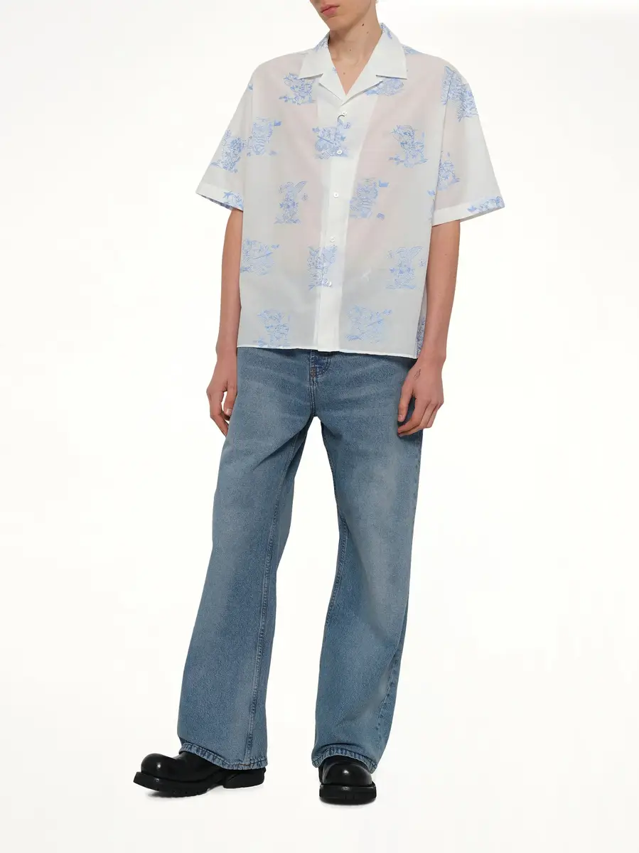 KENZO Cartoon Hawaiian Short Sleeve Shirt | Thumbnail 4