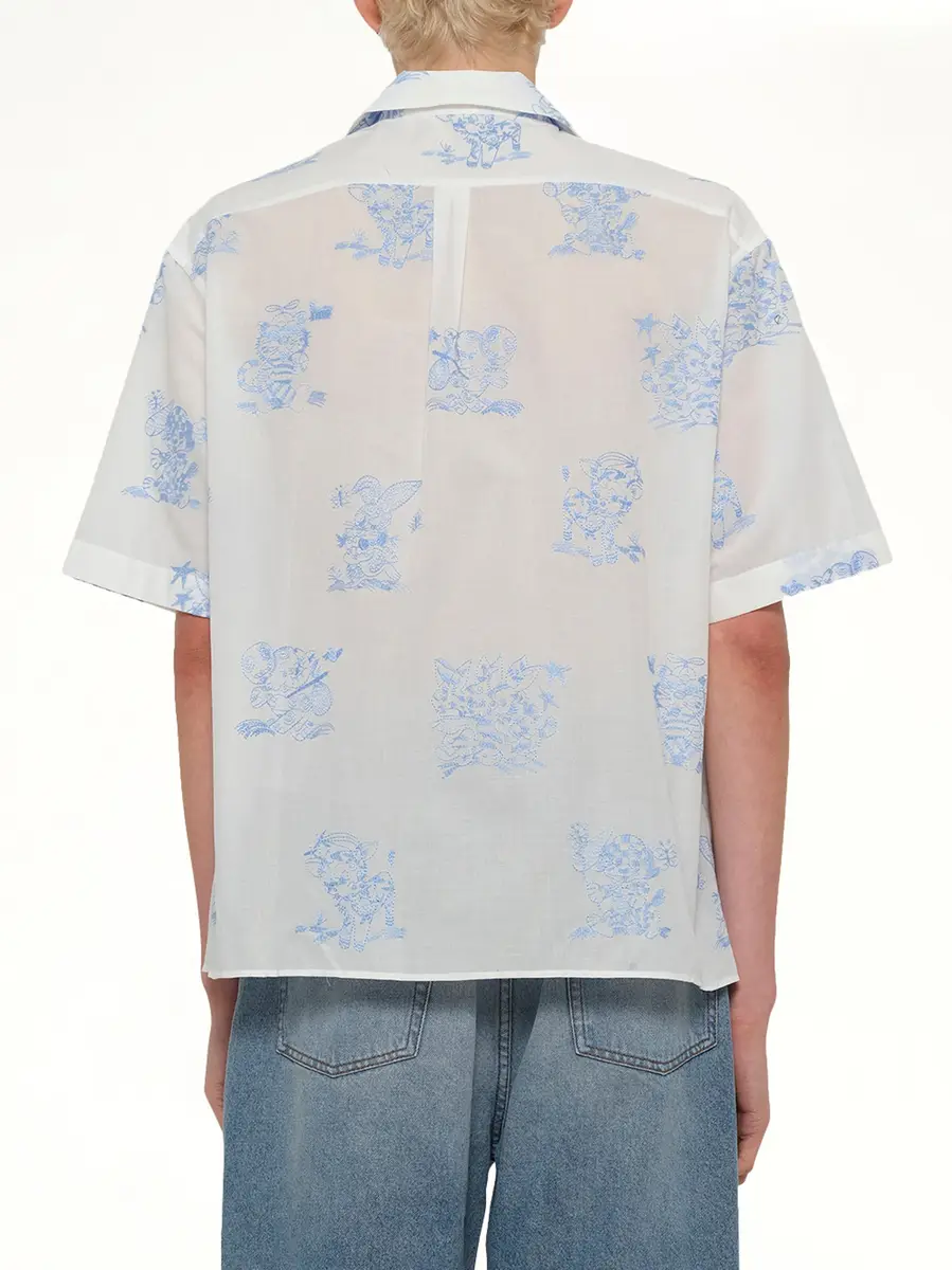 KENZO Cartoon Hawaiian Short Sleeve Shirt | Thumbnail 5