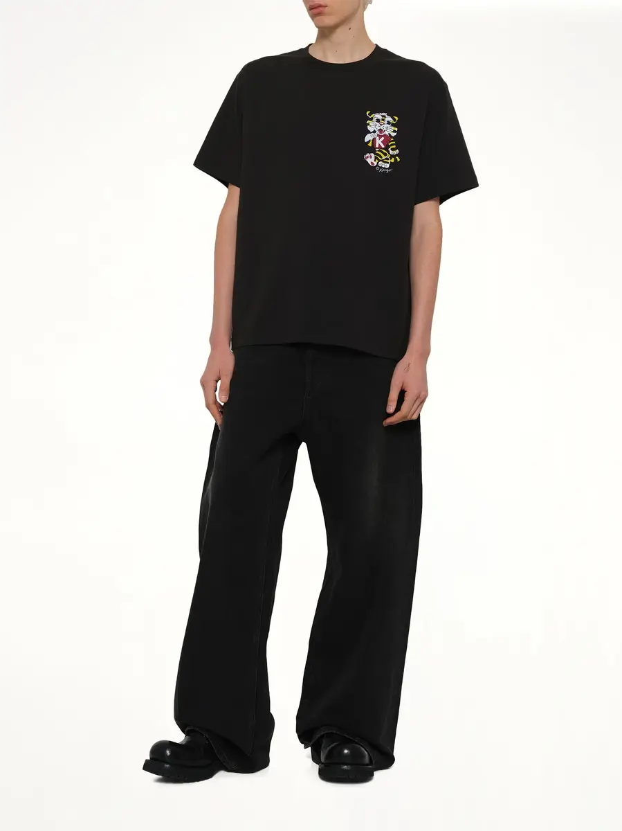 KENZO Gots Kenzo Wild Tiger Embroidered Oversize T-shirt | Thumbnail 4 KENZO Gots Kenzo Wild Tiger Embroidered Oversize T-shirt | Thumbnail 4