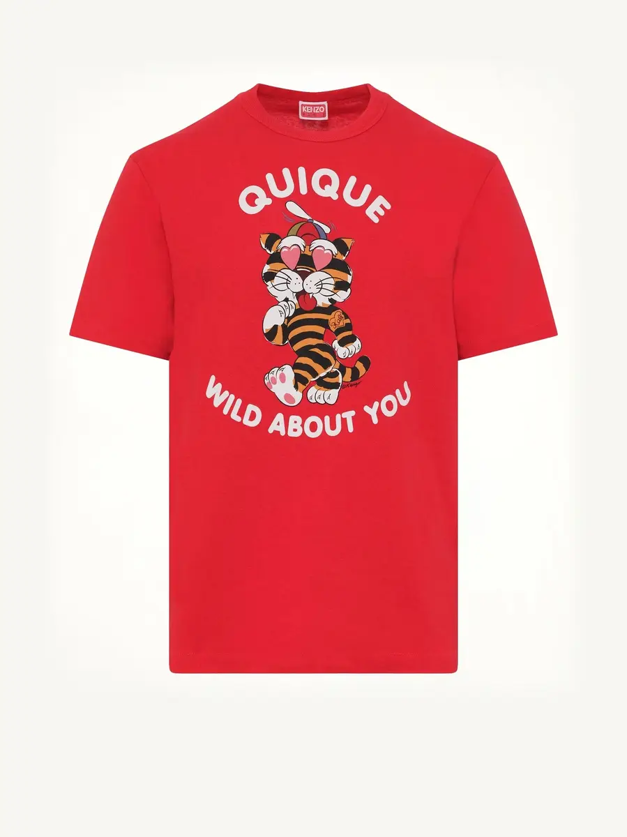 KENZO Kenzo Cartoon Classic T-shirt in Cherry | Thumbnail 3 KENZO Kenzo Cartoon Classic T-shirt in Cherry | Thumbnail 3