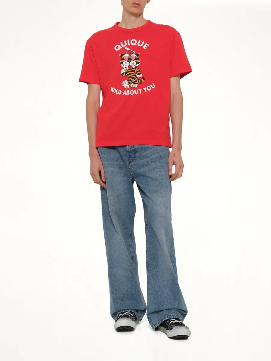 KENZO Kenzo Cartoon Classic T-shirt in Cherry | Thumbnail 4 KENZO Kenzo Cartoon Classic T-shirt in Cherry | Thumbnail 4