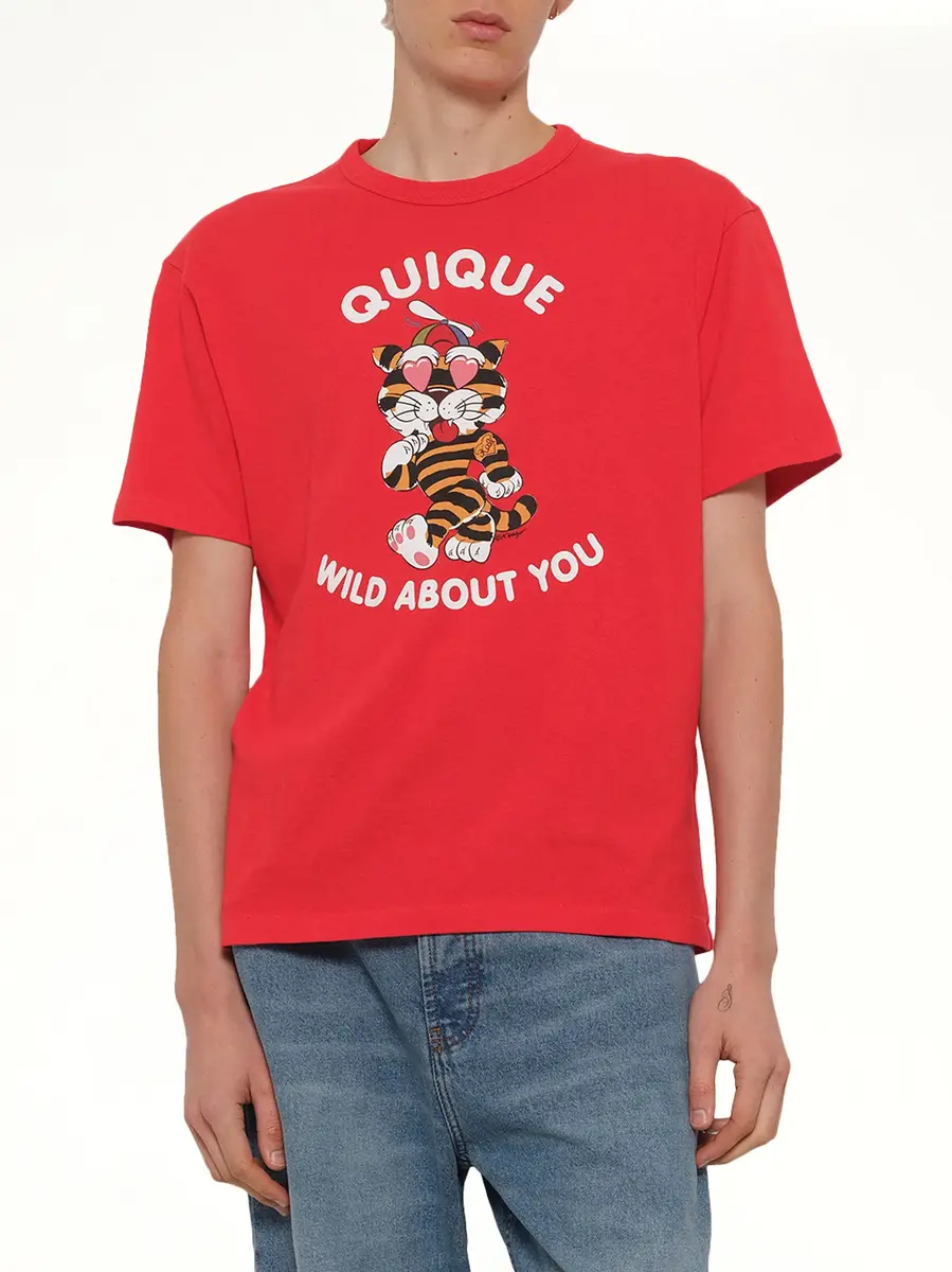 KENZO Kenzo Cartoon Classic T-shirt in Cherry | Thumbnail 6 KENZO Kenzo Cartoon Classic T-shirt in Cherry | Thumbnail 6