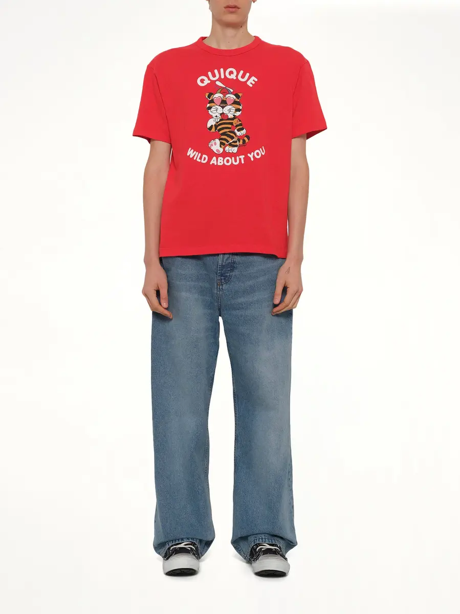 KENZO Kenzo Cartoon Classic T-shirt in Cherry | Thumbnail 7 KENZO Kenzo Cartoon Classic T-shirt in Cherry | Thumbnail 7