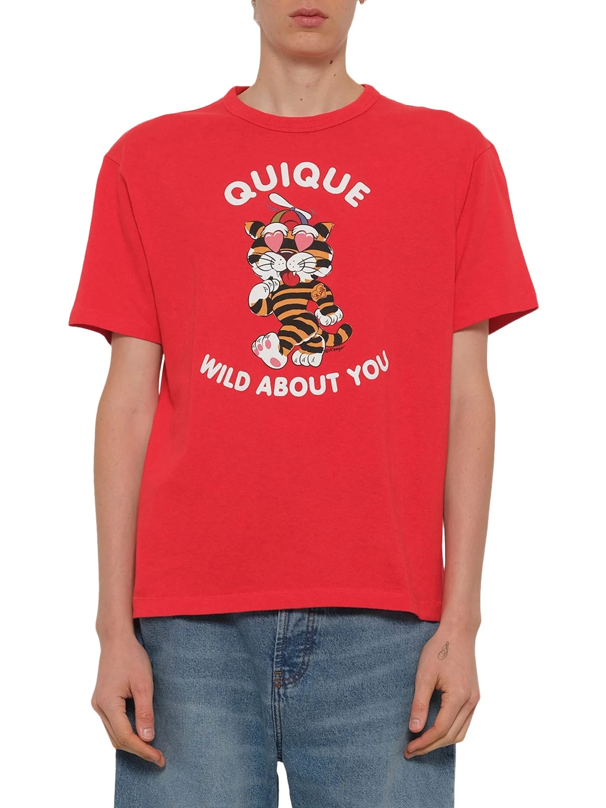 KENZO Cartoon Classic T-shirt in Cherry