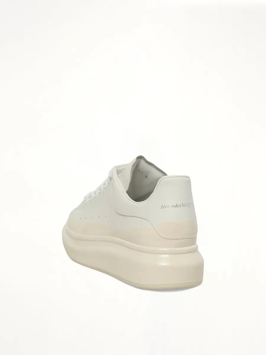 Alexander McQueen Larry Oversized Sneaker in White/latte | Thumbnail 2 Alexander McQueen Larry Oversized Sneaker in White/latte | Thumbnail 2