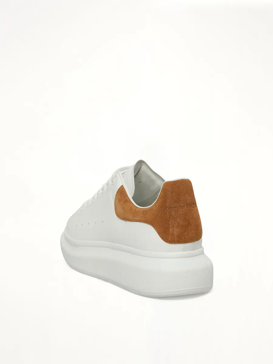 Alexander McQueen Larry Oversized Sneaker in White/tan White | Thumbnail 2 Alexander McQueen Larry Oversized Sneaker in White/tan White | Thumbnail 2