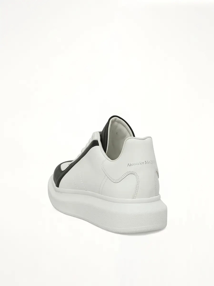 Alexander McQueen Larry Oversized Sneaker in White/black | Thumbnail 2 Alexander McQueen Larry Oversized Sneaker in White/black | Thumbnail 2