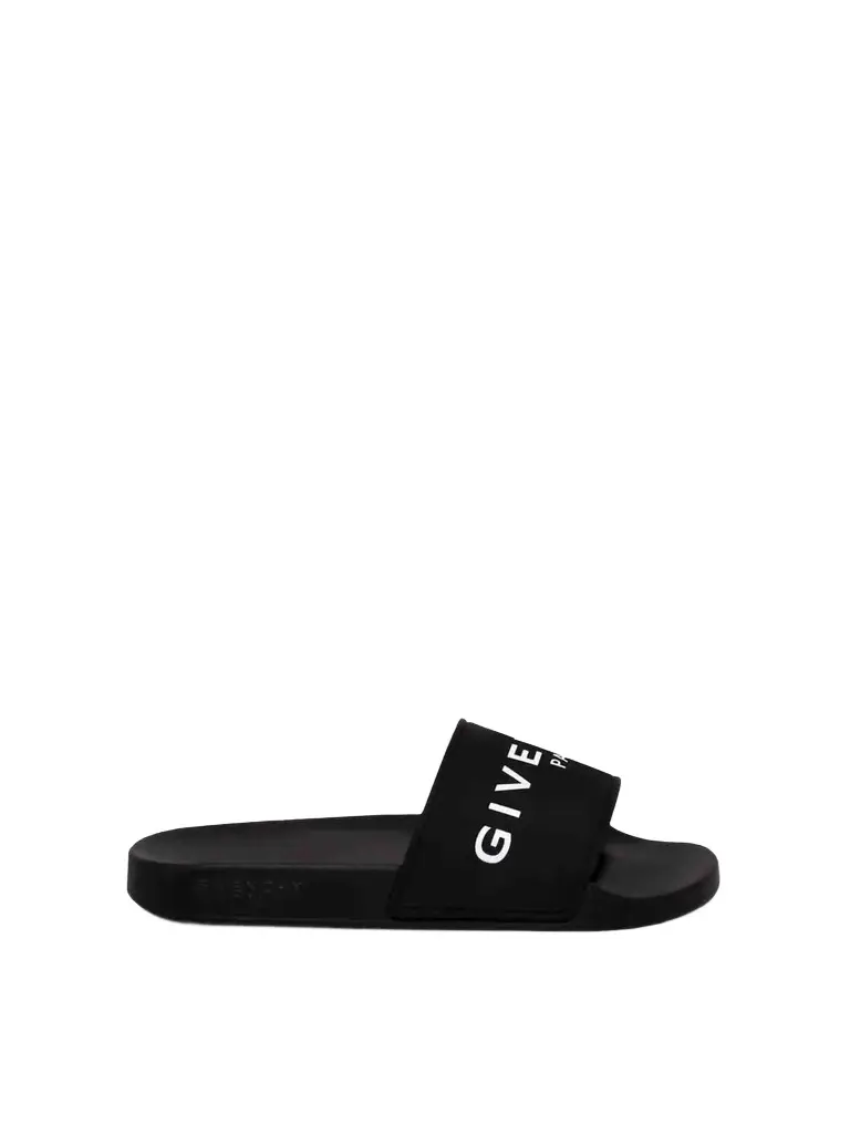 Givenchy Logo Flat Sandal With Raised | Image 1 Givenchy Logo Flat Sandal With Raised | Image 1