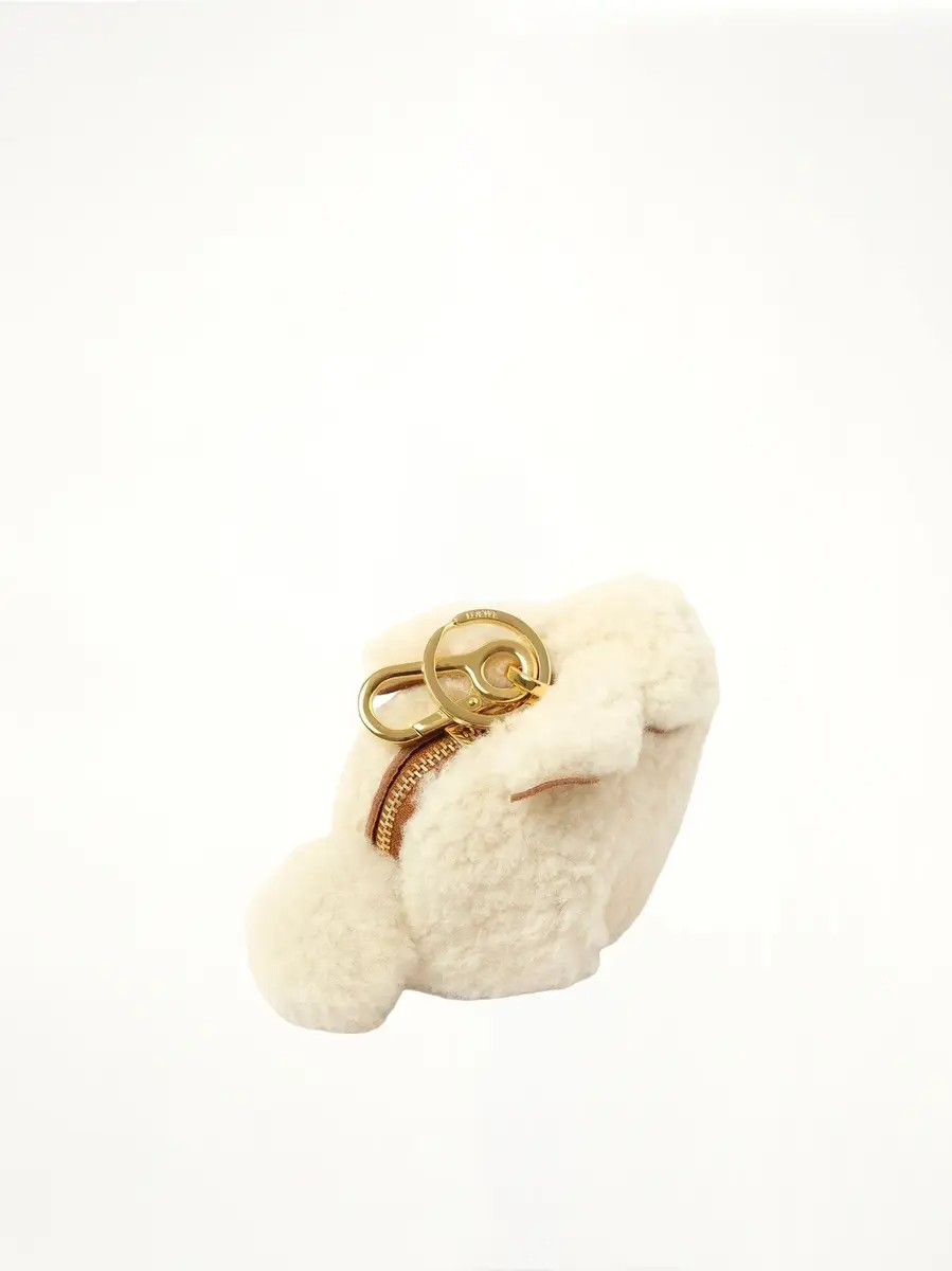 Loewe Bunny Charm in Shearling Natural | Thumbnail 2 Loewe Bunny Charm in Shearling Natural | Thumbnail 2