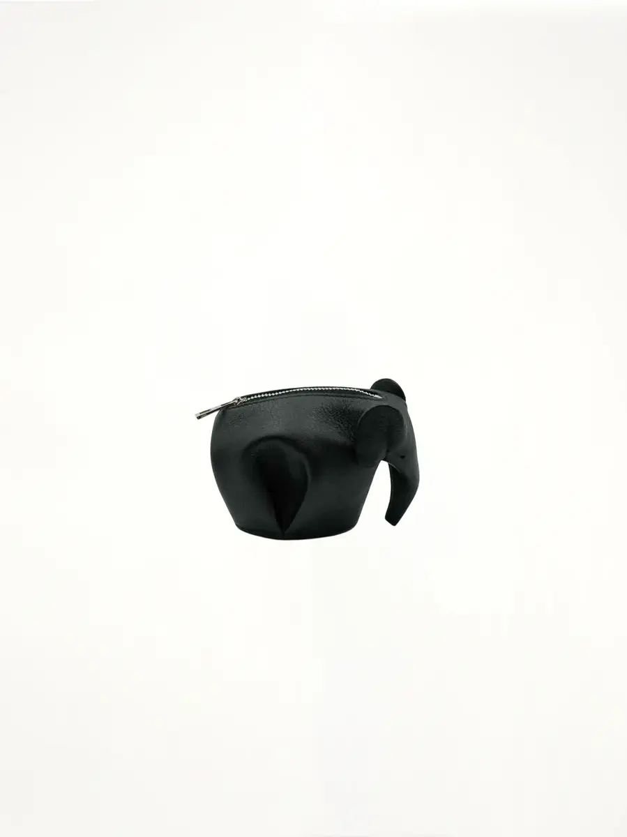 Loewe Elephant Charm in Smooth Calfskin Black | Thumbnail 3 Loewe Elephant Charm in Smooth Calfskin Black | Thumbnail 3