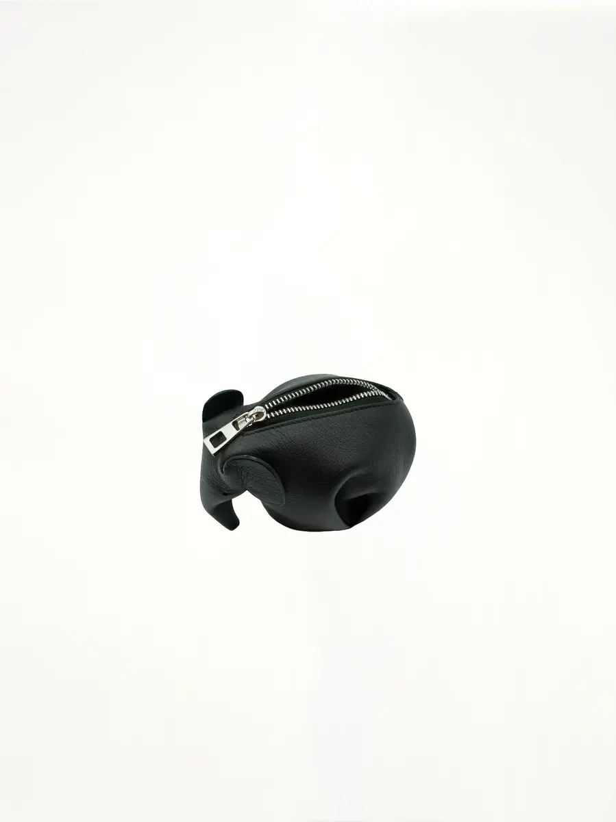 Loewe Elephant Charm in Smooth Calfskin Black | Thumbnail 4 Loewe Elephant Charm in Smooth Calfskin Black | Thumbnail 4