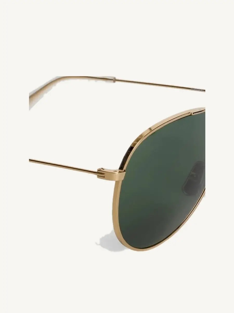 Celine Metal Frame 02 Sun in Gold/green | Thumbnail 3 Celine Metal Frame 02 Sun in Gold/green | Thumbnail 3