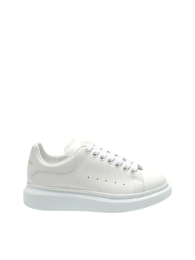Alexander McQueen Larry Oversized Sneakers in White/white | Image 1 Alexander McQueen Larry Oversized Sneakers in White/white | Image 1
