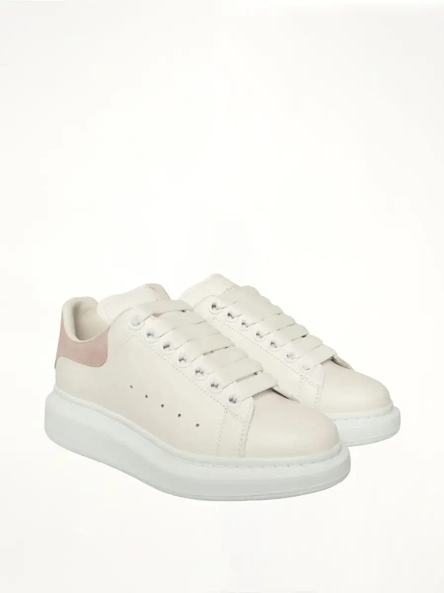 Alexander McQueen Larry Oversized Sneaker in White/patchouli | Thumbnail 3