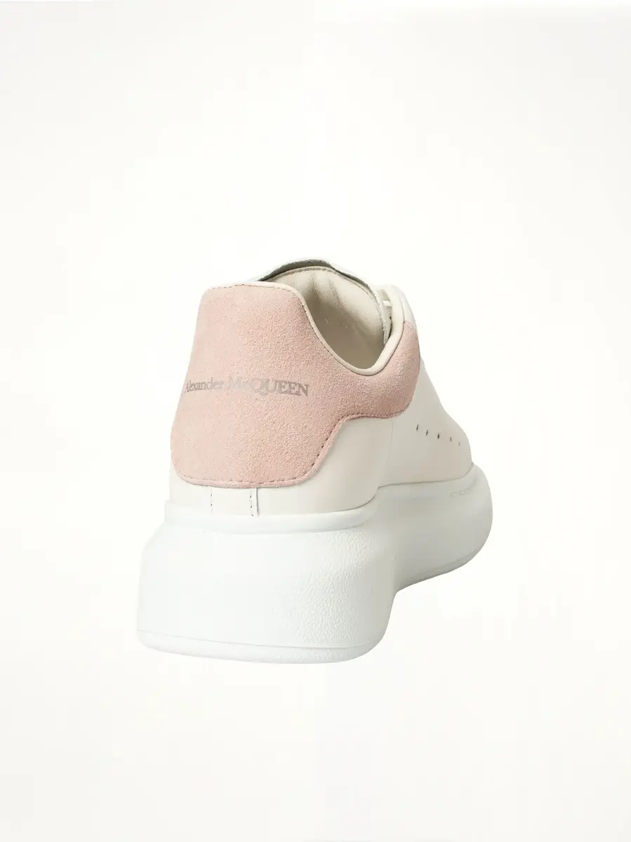 Alexander McQueen Larry Oversized Sneaker in White/patchouli | Thumbnail 4