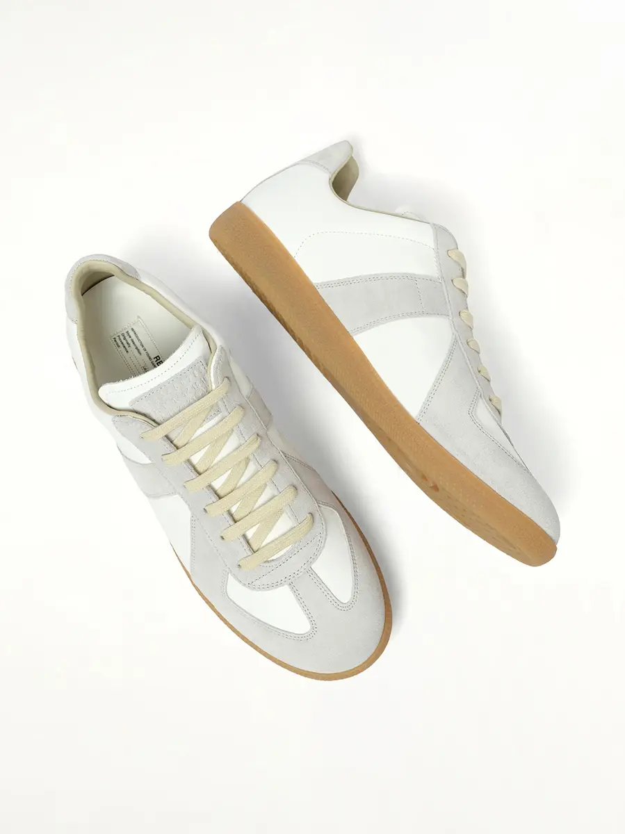 Maison Margiela Replica Leather Sneakers | Thumbnail 4 Maison Margiela Replica Leather Sneakers | Thumbnail 4