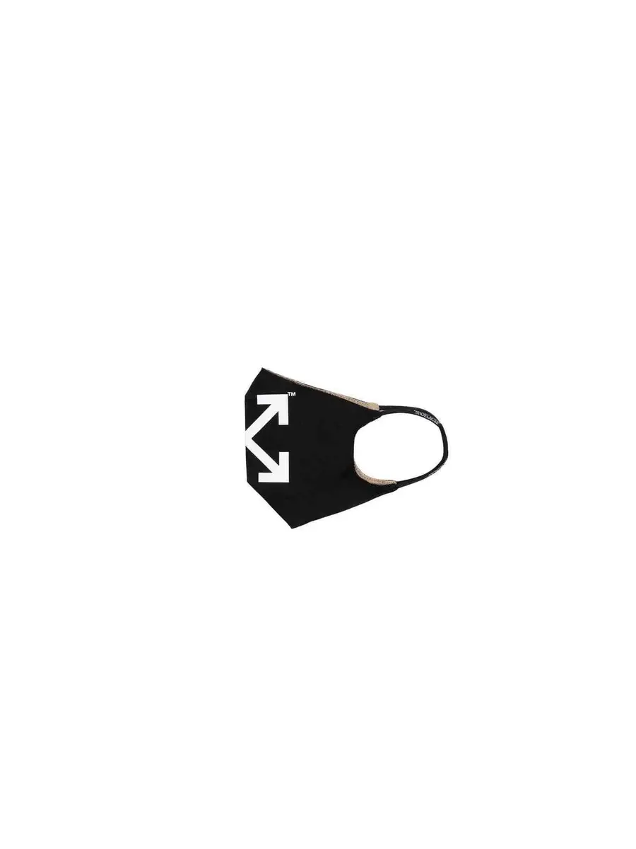 Off-White Classic Arrow Simple Mask in Black/white | Thumbnail 2 Off-White Classic Arrow Simple Mask in Black/white | Thumbnail 2