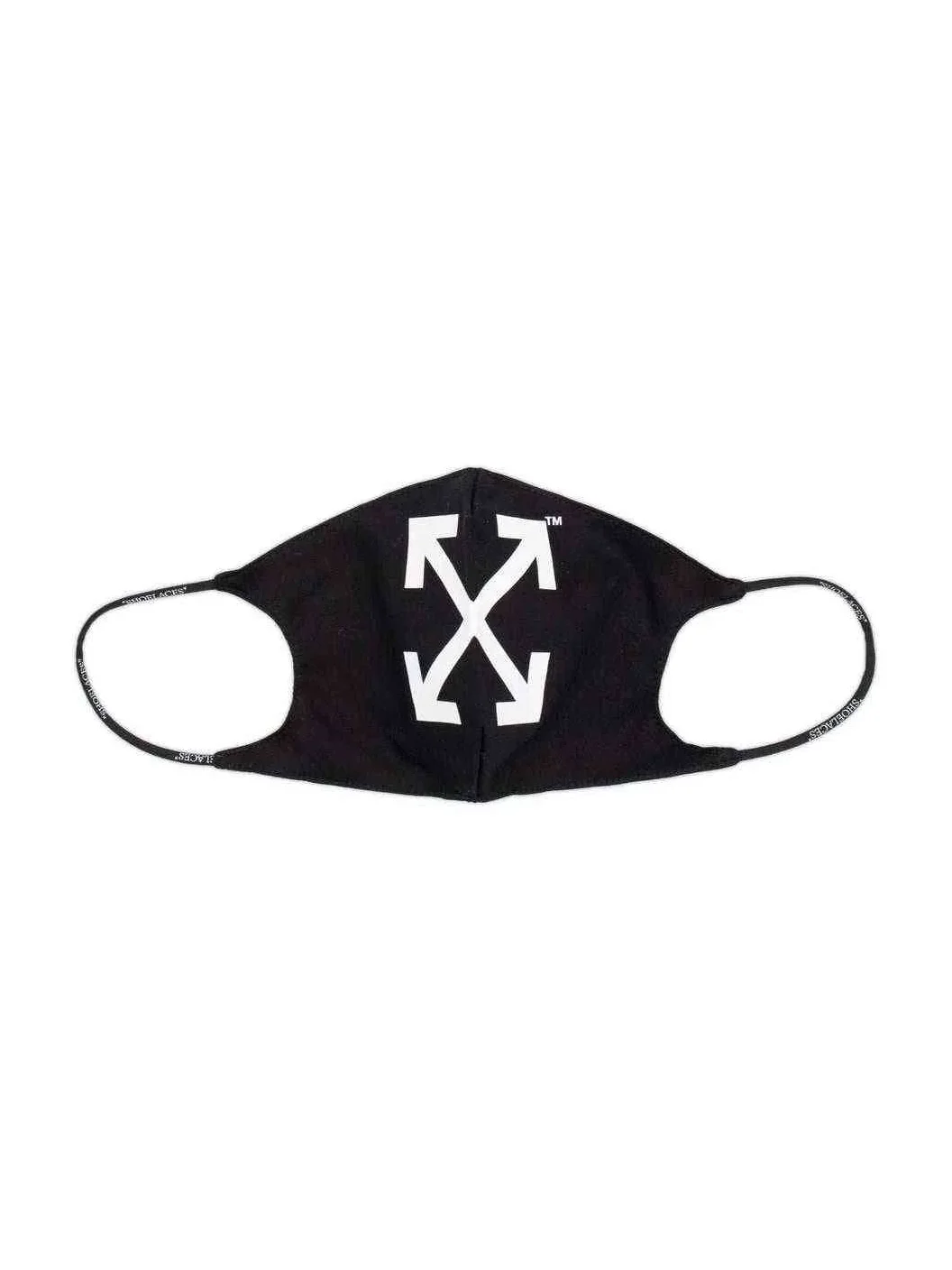 Off-White Classic Arrow Simple Mask in Black/white