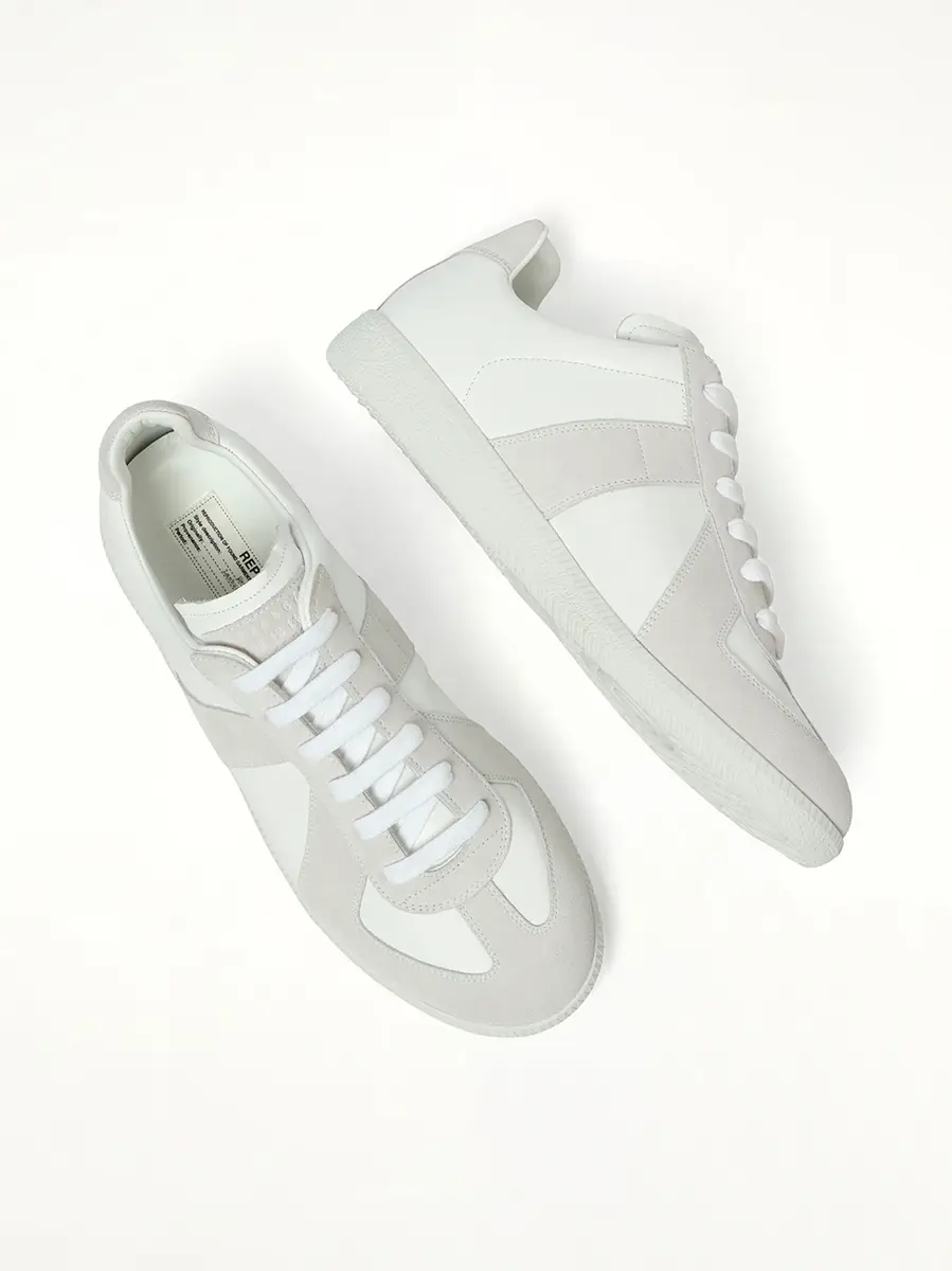 Maison Margiela Replica Leather Sneaker | Thumbnail 4 Maison Margiela Replica Leather Sneaker | Thumbnail 4