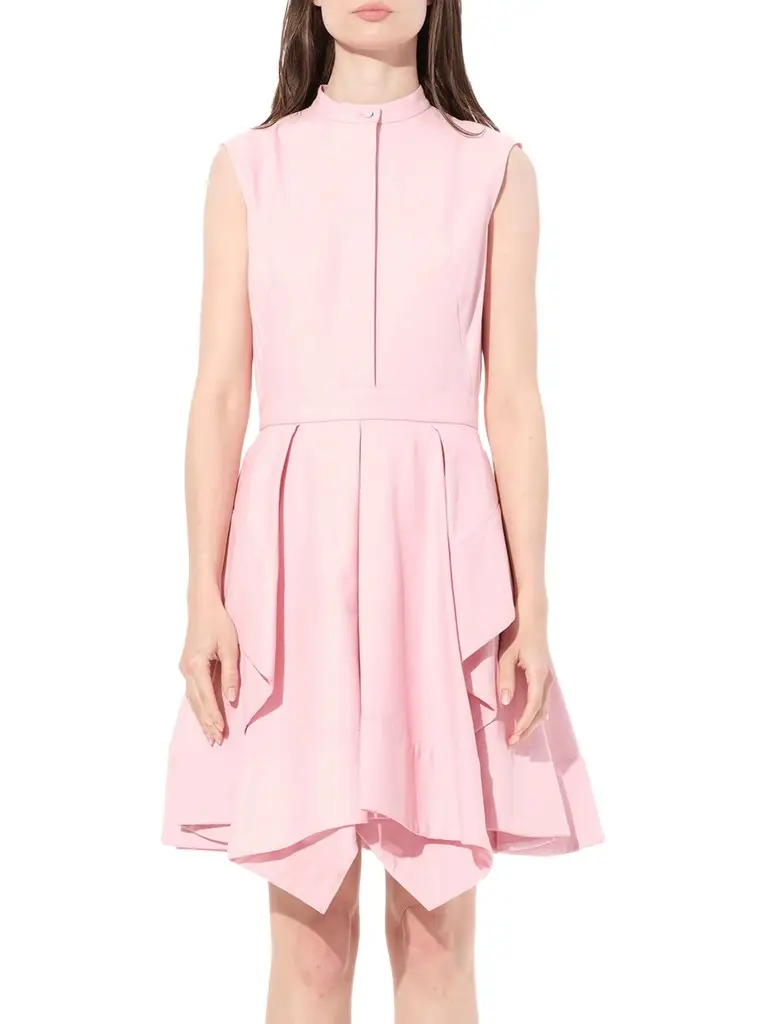 Alexander McQueen Cotton Piquet Dress | Image 1 Alexander McQueen Cotton Piquet Dress | Image 1