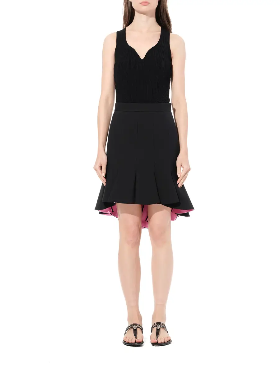 Alexander McQueen Wool Silk Skirt | Thumbnail 4