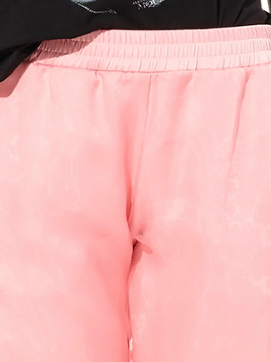 Alexander McQueen Satin Organza Jogger in Anemone | Thumbnail 3 Alexander McQueen Satin Organza Jogger in Anemone | Thumbnail 3