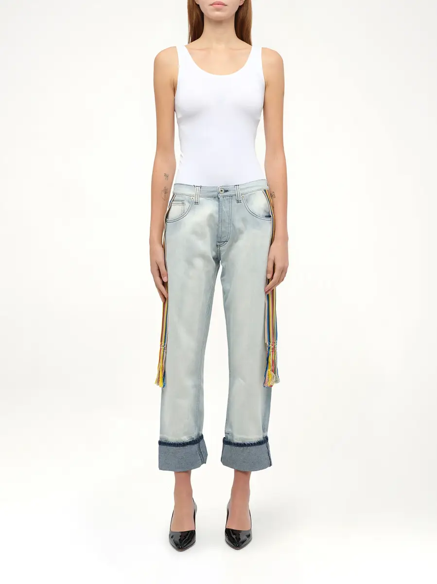 Loewe Stripe Bands Jeans in L Blue | Thumbnail 4 Loewe Stripe Bands Jeans in L Blue | Thumbnail 4