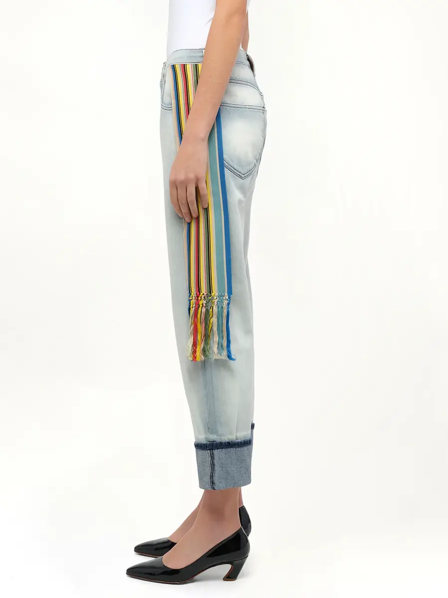 Loewe Stripe Bands Jeans in L Blue | Thumbnail 5 Loewe Stripe Bands Jeans in L Blue | Thumbnail 5