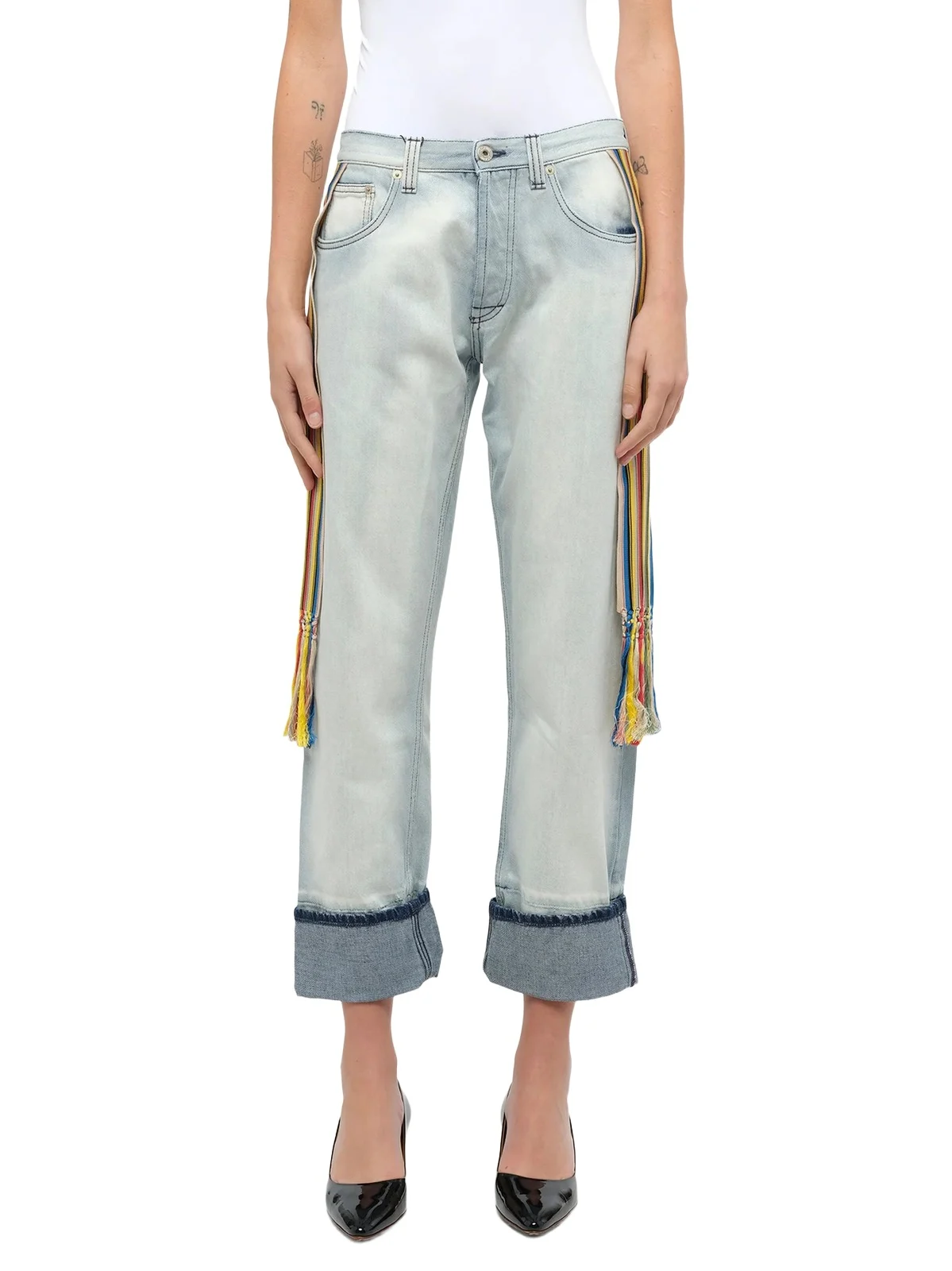 Loewe Stripe Bands Jeans in L Blue