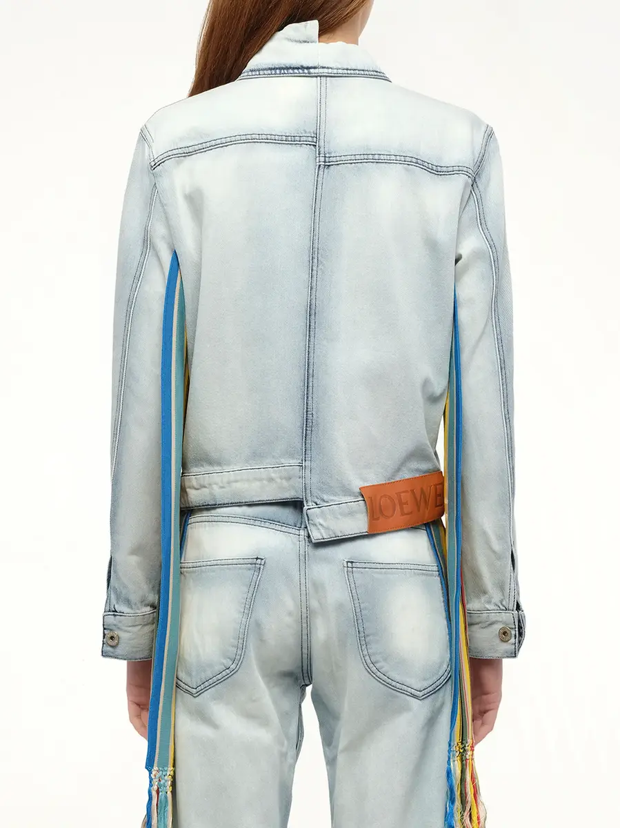 Loewe Stripe Band Denim Jacket in L Blue | Thumbnail 6 Loewe Stripe Band Denim Jacket in L Blue | Thumbnail 6