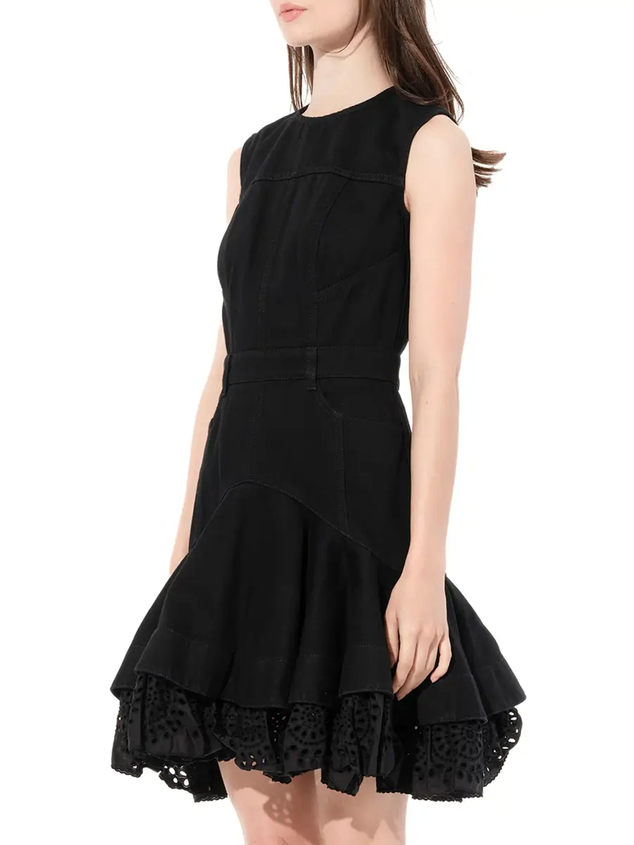 Alexander McQueen Mini Denim Dress | Thumbnail 5 Alexander McQueen Mini Denim Dress | Thumbnail 5