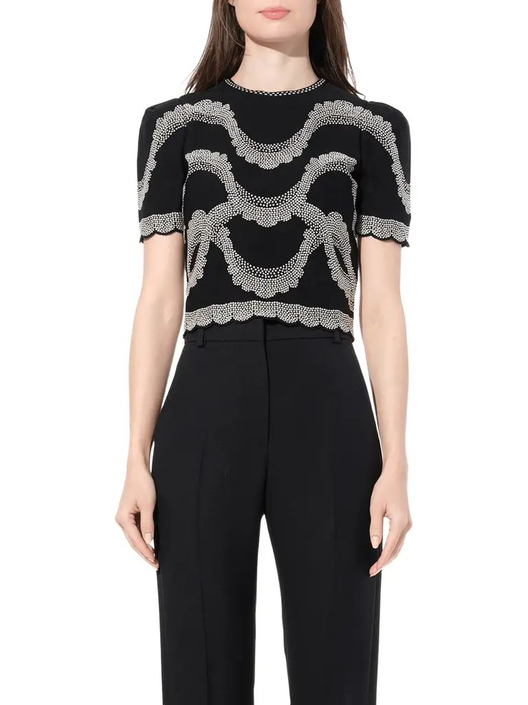 Alexander McQueen Short Sleeve Top | Image 1 Alexander McQueen Short Sleeve Top | Image 1