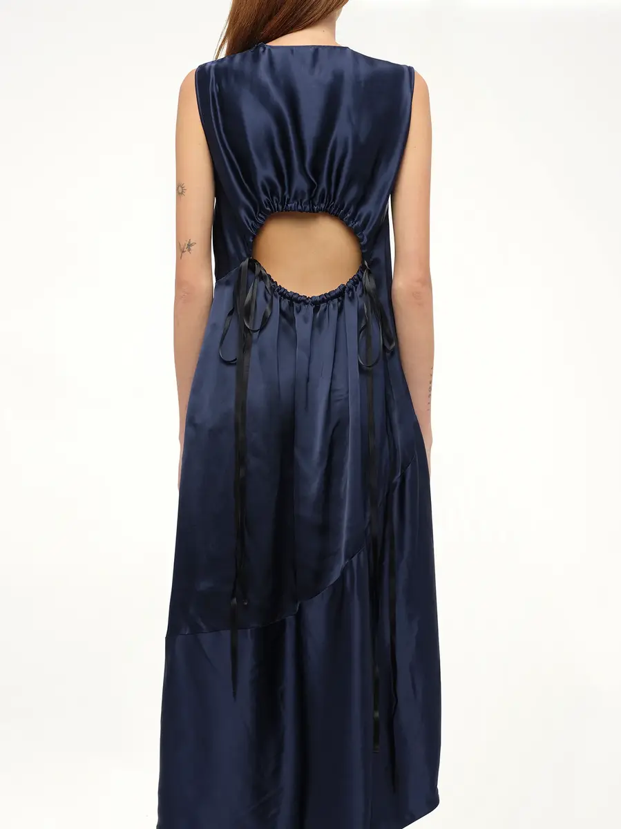 Loewe Sleeveless Satin Dress | Thumbnail 6 Loewe Sleeveless Satin Dress | Thumbnail 6