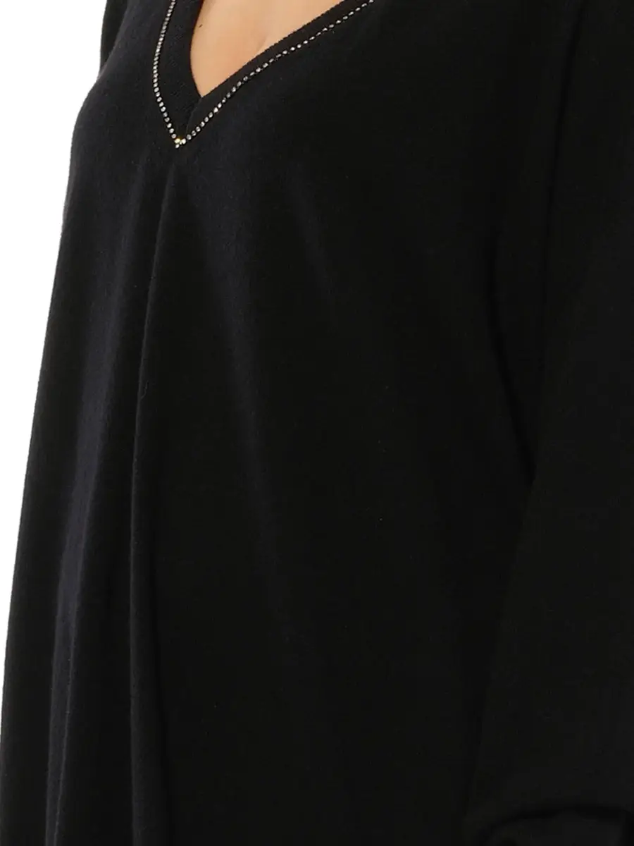 Givenchy Embroidered Strass V-neck | Thumbnail 3 Givenchy Embroidered Strass V-neck | Thumbnail 3