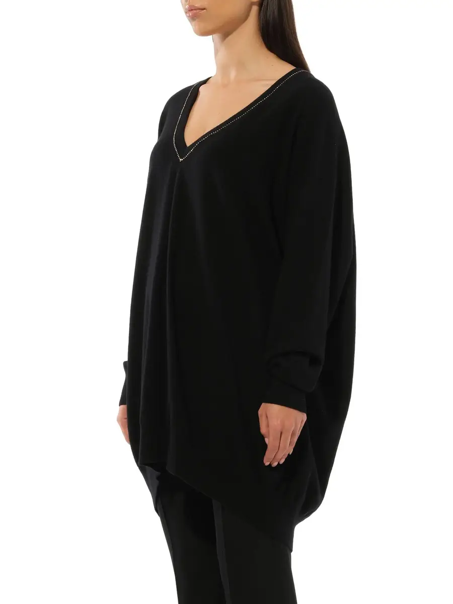 Givenchy Embroidered Strass V-neck | Thumbnail 5 Givenchy Embroidered Strass V-neck | Thumbnail 5