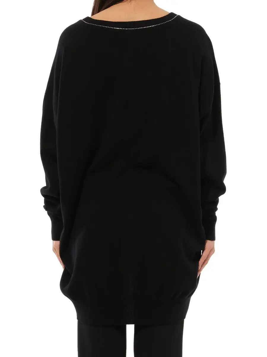 Givenchy Embroidered Strass V-neck | Thumbnail 6 Givenchy Embroidered Strass V-neck | Thumbnail 6