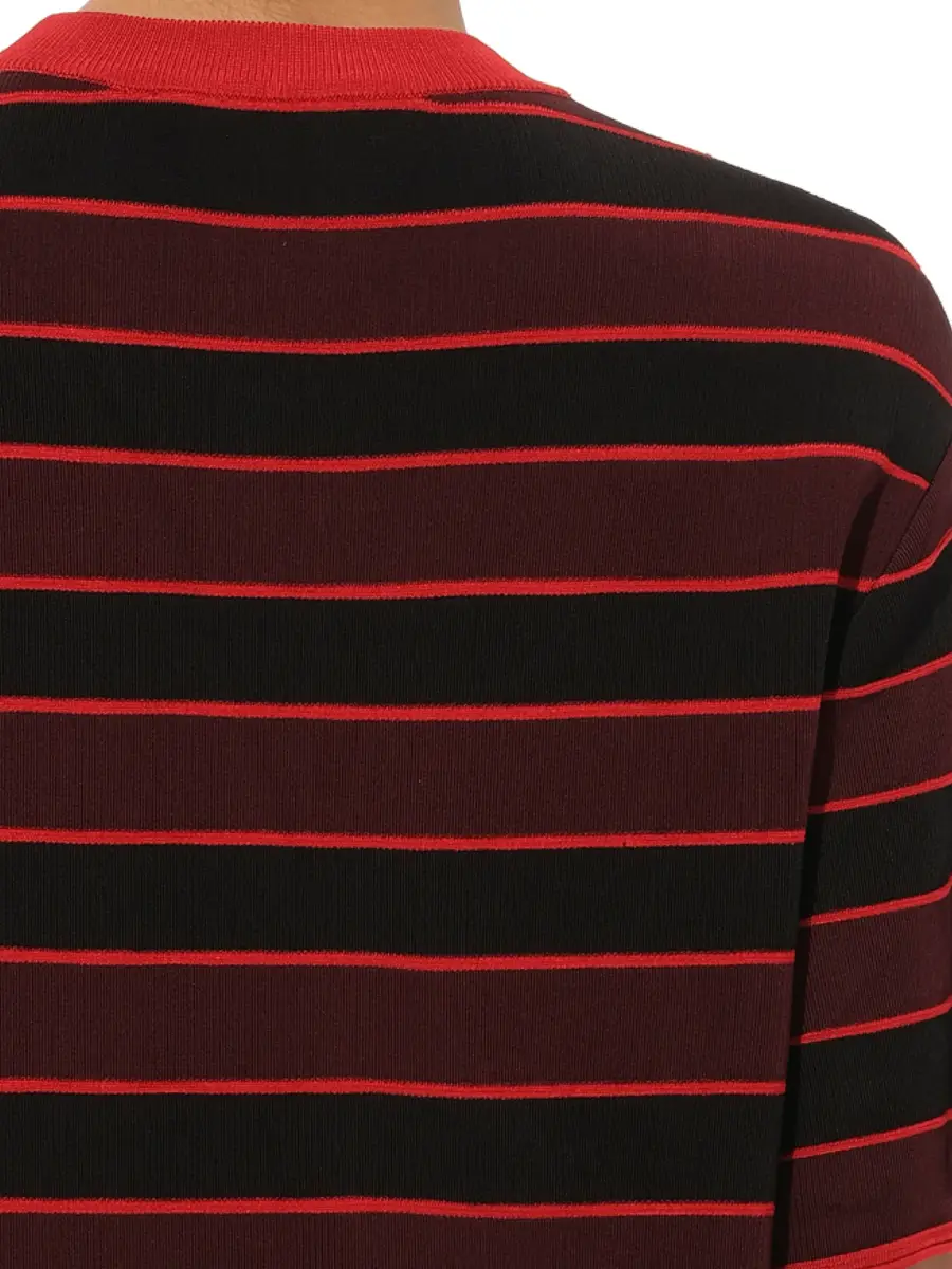 Givenchy Striped Sweater in Burgundy/black Burgundy | Thumbnail 2