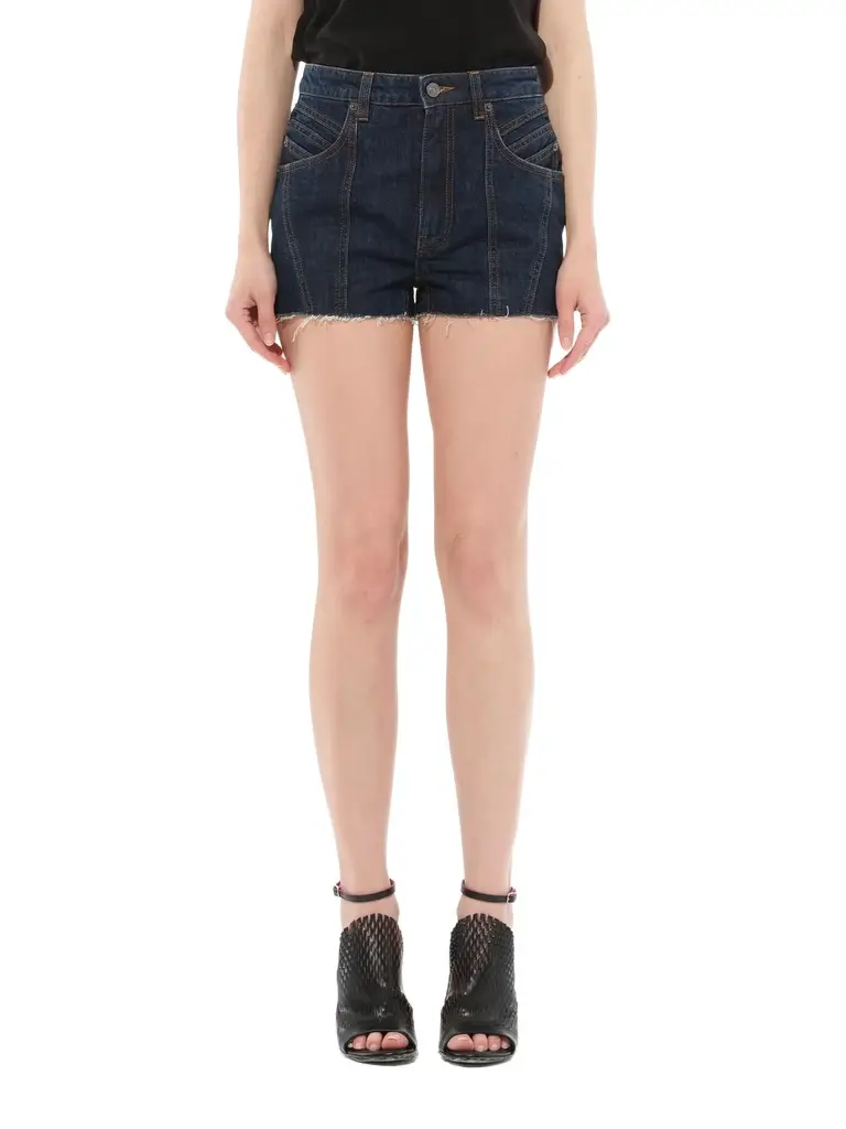 Givenchy Denim Shorts in Indigo Blue