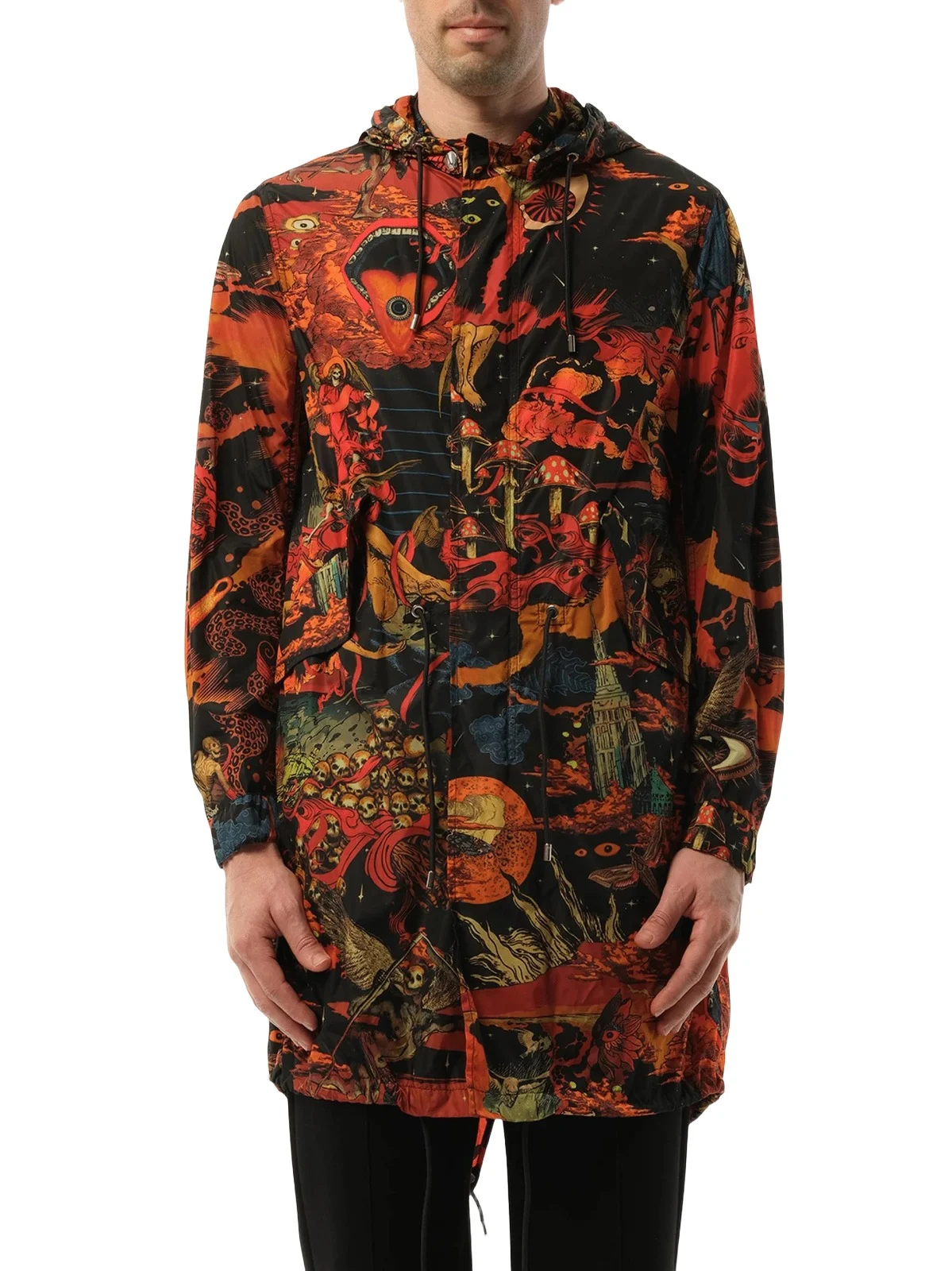 Givenchy Underworld Parka in Multicolor