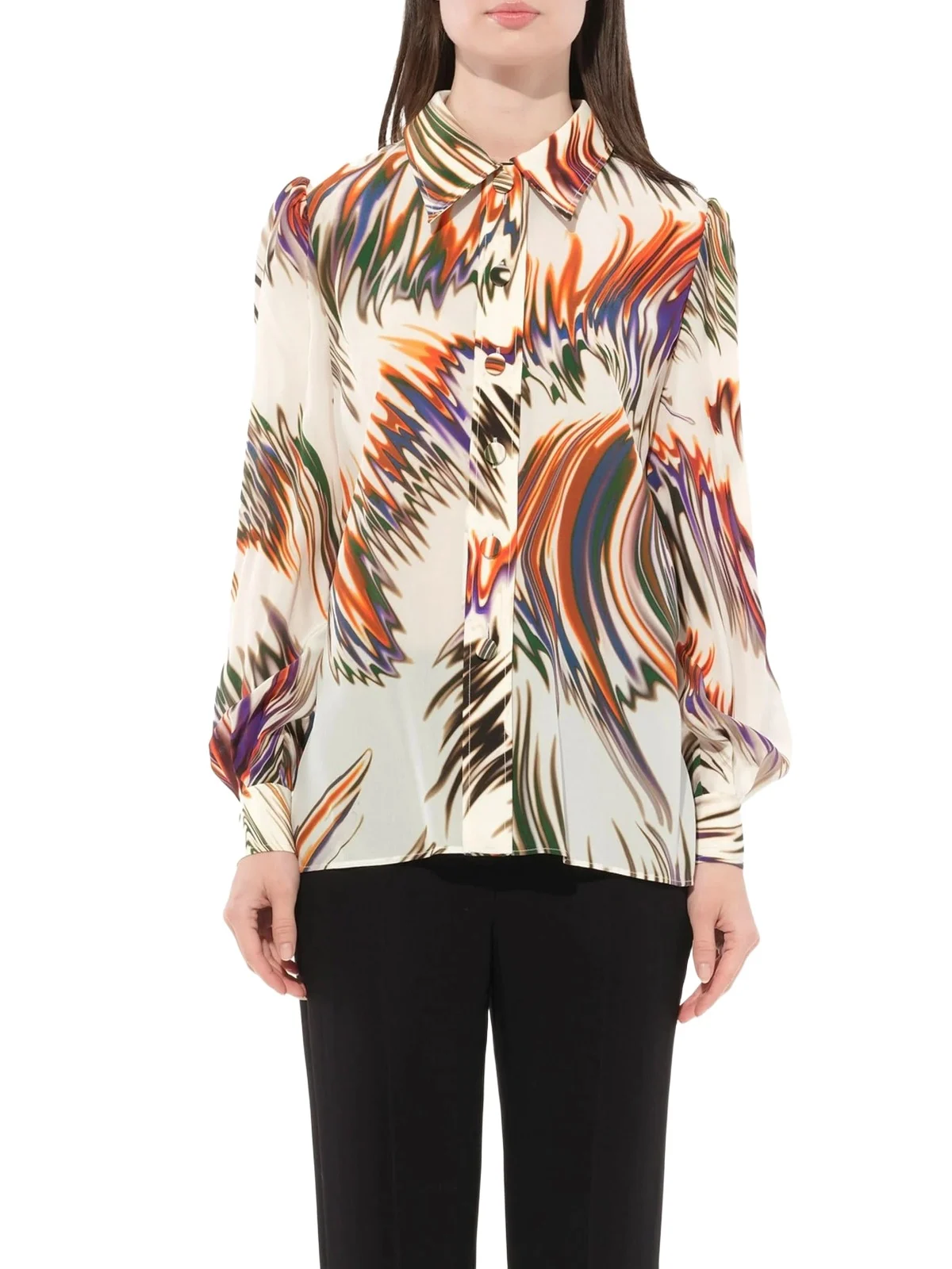 Givenchy Long Sleeve Shirt in Ecru