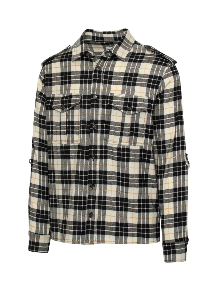 IH NOM UH NIT Jesus Shirt in Black Check | Thumbnail 3 IH NOM UH NIT Jesus Shirt in Black Check | Thumbnail 3
