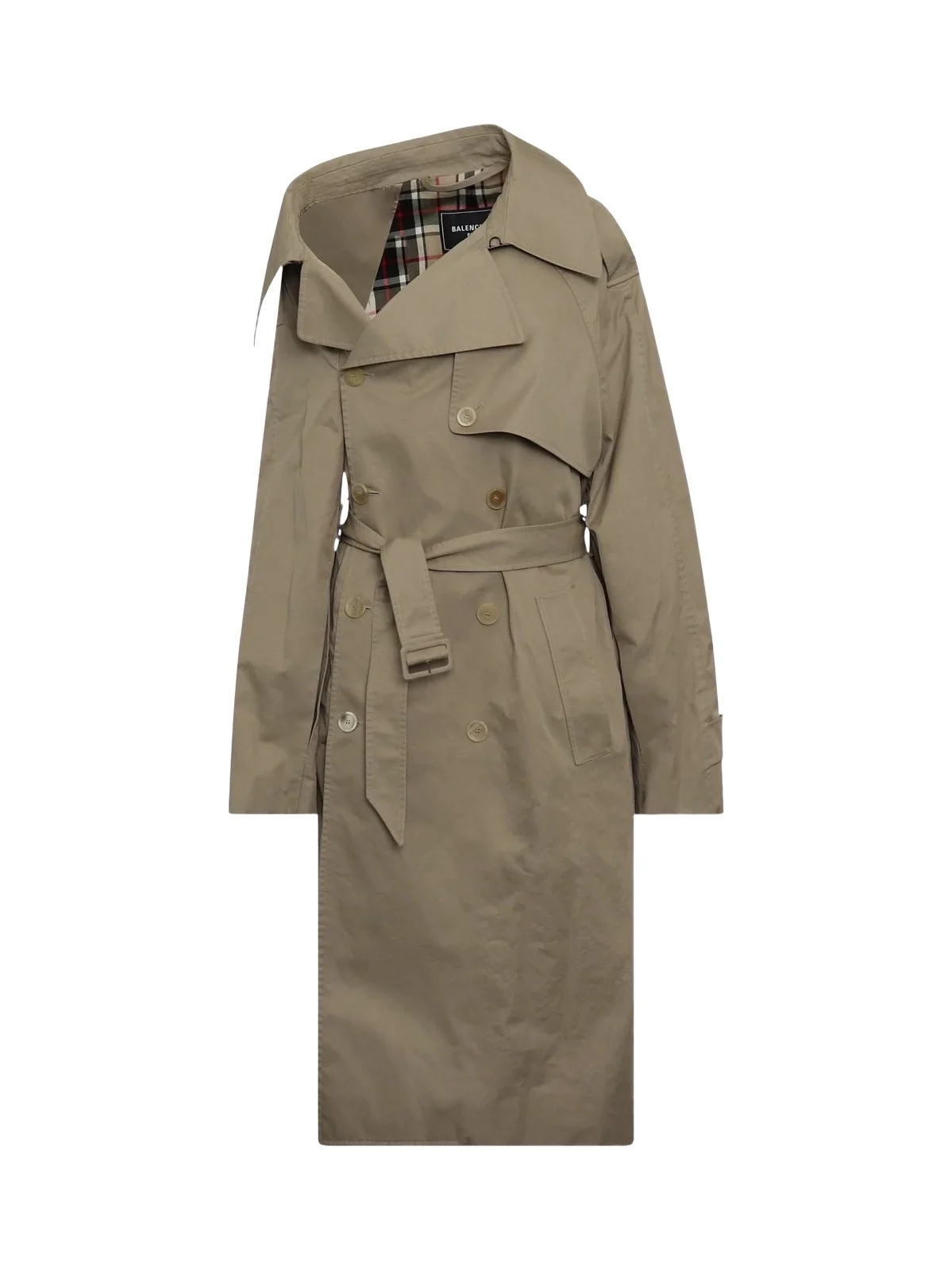 Balenciaga Off Shoulder Trench Coat | Thumbnail 1 Balenciaga Off Shoulder Trench Coat | Thumbnail 1